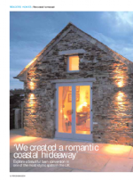 We created a romatic coastal hideaway