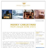 MERRY CHRISTMAS FROM UNIQUE HOME STAYS