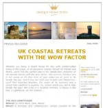 UK COASTAL RETREATS WITH THE WOW FACTOR