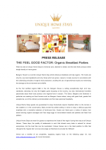 THE FEEL GOOD FACTOR: ORGANIC BREAKFAST PARTIES