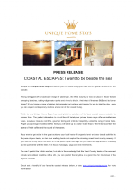 COASTAL ESCAPES: I WANT TO BE BESIDE THE SEA