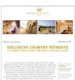EXCLUSIVE COUNTRY RETREATS A STONES THROW FROM THE NORTH CORNISH COAST