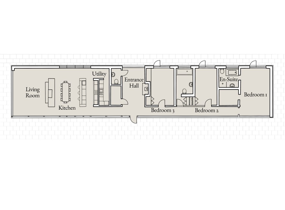 Floor plan of Enkel