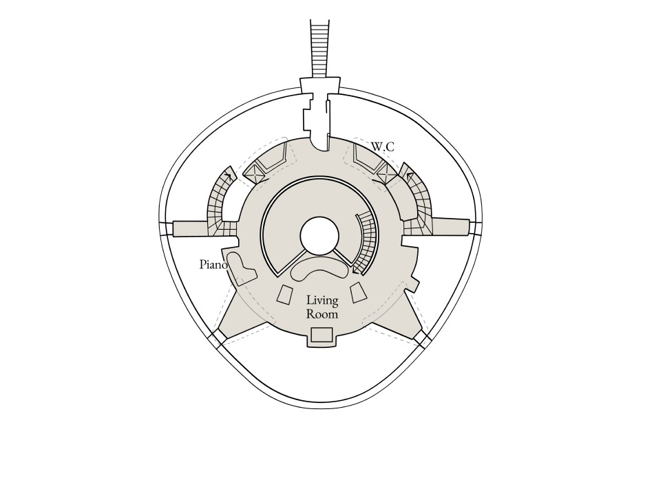 Floor plan of Found Tower