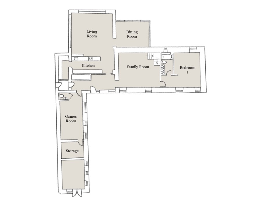 Lightkeepers Ground Floor Floor Plan