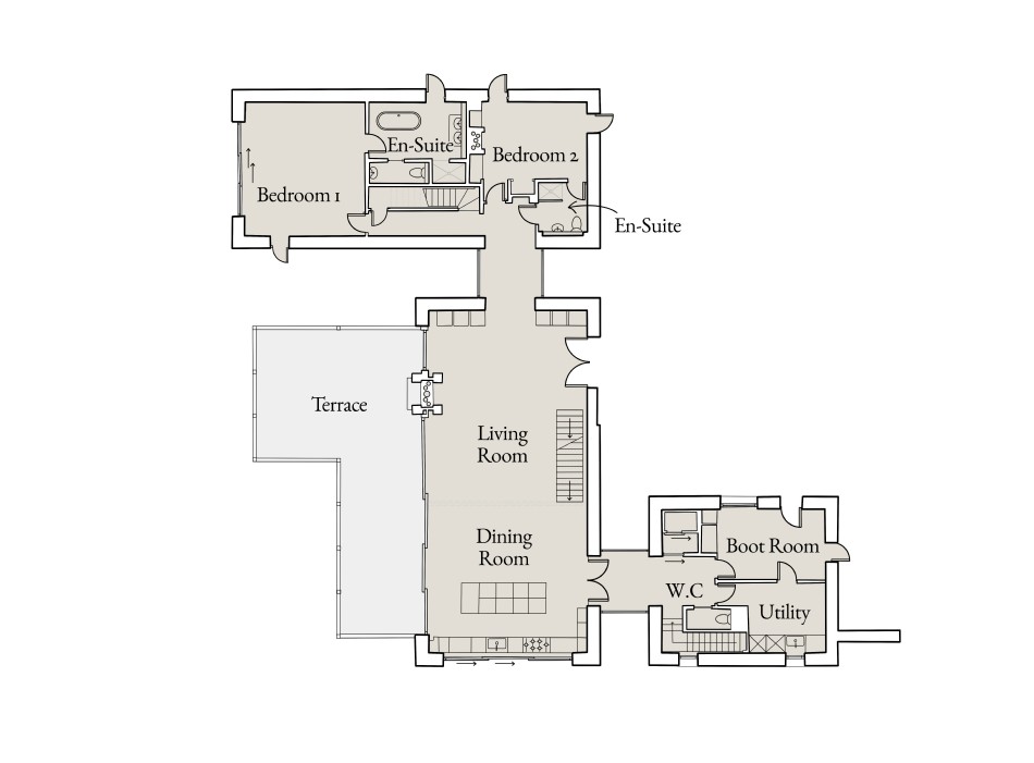 Floor plan of Nightjar