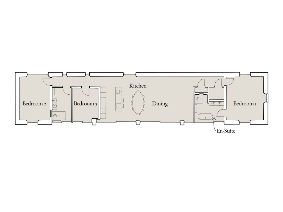 Floor plan of The Shearling